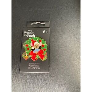 Loungefly Disney Winnie the Pooh‎ Holiday Wreath Pin- Roo